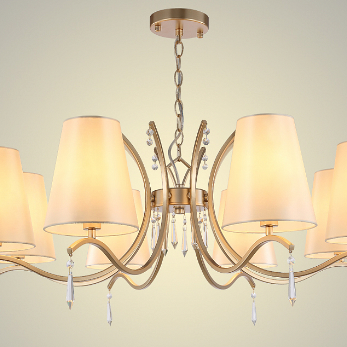 Люстра Crystal Lux RENATA SP8 GOLD