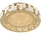 Люстра NewRgy 2896E/96W GOLD+CLEAR